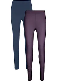 Stretch legging met biologisch katoen (set van 2), bonprix