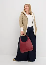 Teddy fleece vest, oversized, bonprix