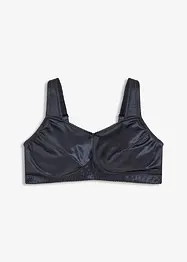 Steun bh zonder beugels met gewatteerde bandjes en glanzend materiaal, bonprix