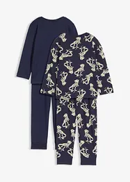 Pyjama van zacht katoen (4-dlg. set), bonprix