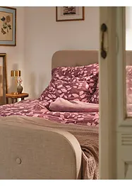Dubbelzijdig dekbedovertrek  Cashmere Touch met bloemenprint, bonprix