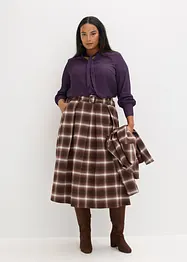 Chiffonblouse met afneembare strik, bonprix