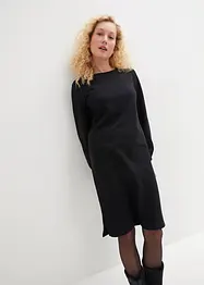 Sweatjurk met ballonmouwen en split, bonprix