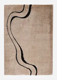 Hoogpolig vloerkleed met een modern patroon, bonprix