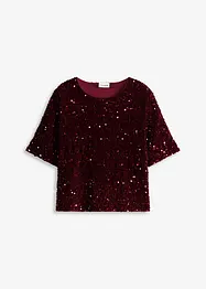Shirt met pailletten, bonprix