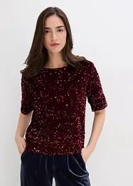 Shirt met pailletten, bonprix