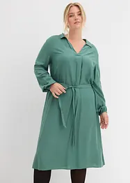 Midi jurk van soepele viscose, bonprix