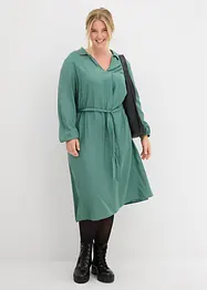 Midi jurk van soepele viscose, bonprix