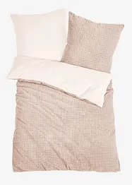 Cashmere touch dekbedovertrek met structuureffect, bonprix