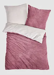 Cashmere touch dekbedovertrek met structuureffect, bonprix