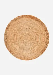 Rond Kelim vloerkleed met franjes, bonprix