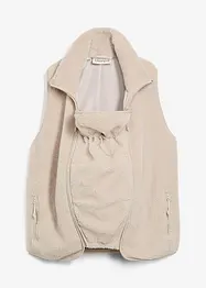 3-in-1 zachte zwangerschaps- en babywearing bodywarmer van teddyfleece, bonprix