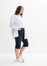 Jeans bermuda mid waist, comfortabele tailleband, bonprix