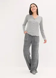 Pyjamabroek van zacht chenille, bonprix