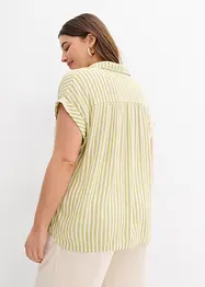 Blouse van soepele viscose, korte mouw, bonprix