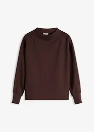 Oversized sweater van zachte scuba, bonprix