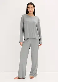 Pyjama van zachte pointelle jersey, bonprix