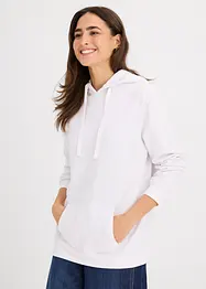 Basic hoodie van zacht frotté, bonprix