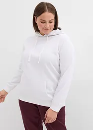 Basic hoodie van zacht frotté, bonprix
