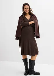 Zacht gebreide zwangerschapsjurk / voedingsjurk met 3/4 mouwen, bonprix