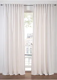 Gordijnen van gerecycled materiaal (2 stuks), bonprix