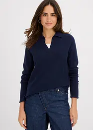 Poloshirt van fijne viscose, bonprix