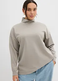 Scuba-shirt met opstaande kraag, bonprix