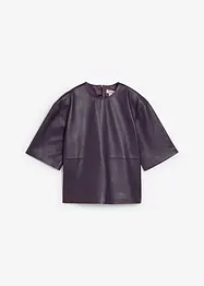 Leren tuniek van lamsnappa, bonprix