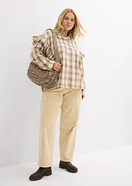 Corduroy barrel broek, mid waist, bonprix
