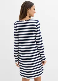 High-low jurk van zwaar katoen, bonprix