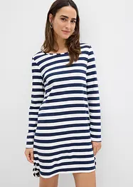 High-low jurk van zwaar katoen, bonprix