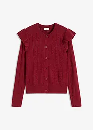 Ajour vest van katoen, bonprix