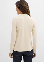 Longsleeve met opstaande kraag, bonprix