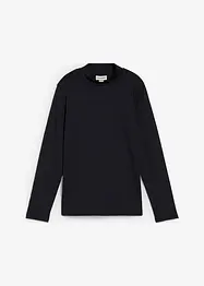 Longsleeve met opstaande kraag en gerecycled polyamide, bonprix