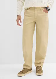 Relaxed fit twillbroek met comfortband, straight, bonprix