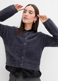 Vest van een verengaren-viscosemix, bonprix