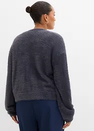 Vest van een verengaren-viscosemix, bonprix