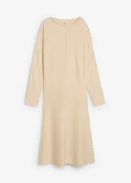 Gebreide midi jurk van viscosemix, bonprix