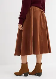 Corduroy rok van katoenmix, bonprix