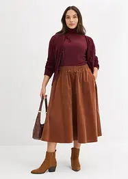 Corduroy rok van katoenmix, bonprix