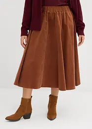 Corduroy rok van katoenmix, bonprix