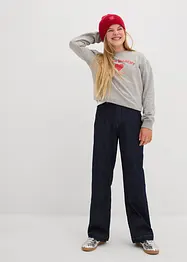Wide leg jeans, mid waist, bonprix