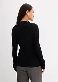 Geribd shirt in een viscosemix, bonprix
