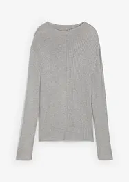 Geribd shirt in een viscosemix, bonprix