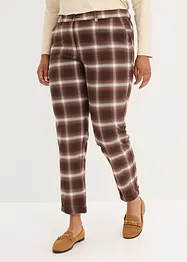Geruite broek met turn-ups, bonprix