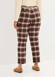 Geruite broek met turn-ups, bonprix