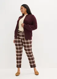 Geruite broek met turn-ups, bonprix
