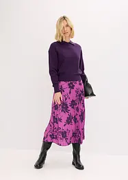 Fijn gebreide trui met viscose, bonprix