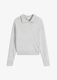 Fijn gebreide trui met viscose, bonprix