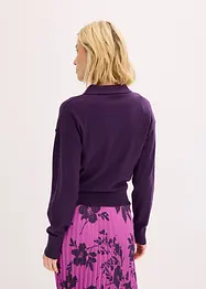 Fijn gebreide trui met viscose, bonprix